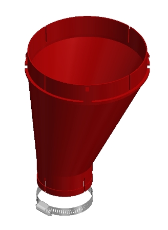 VD2 BOTTOM HOPPER Ø75 OUTLET VD2 BOTTOM HOPPER Ø75 OUTLET