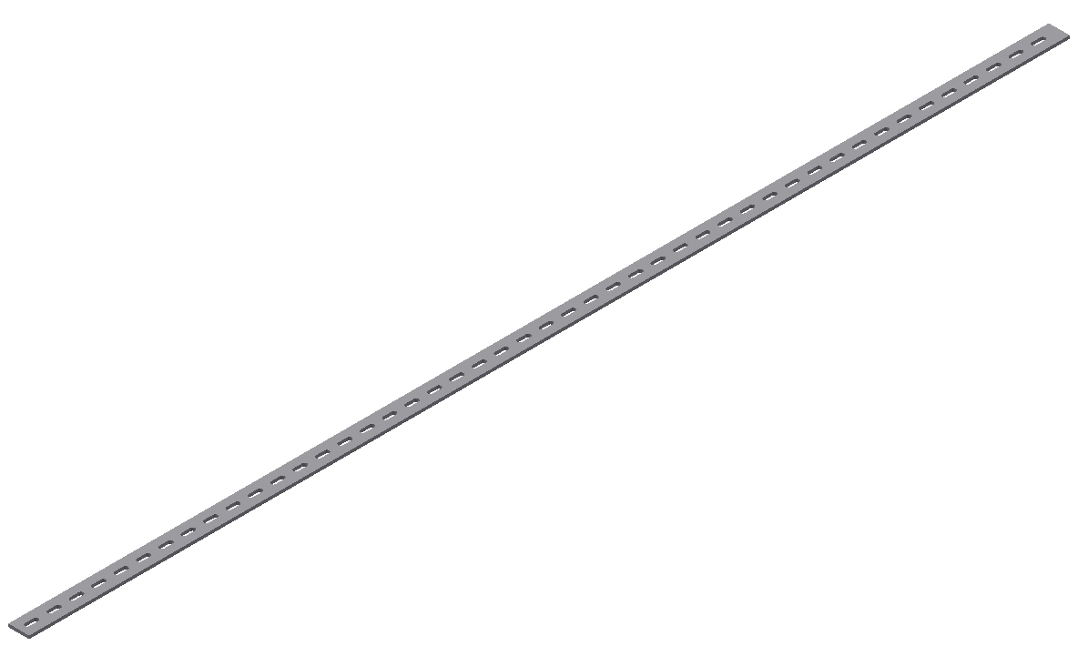 FLADJERN 40X6 MED 9X26 HULLER, 2000 MM, GALVANISERET FLADJERN 40X6 MED 9X26 HULLER, 2000 MM, GALVANISERET