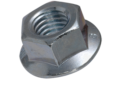 COLLAR HEAD NUT M6 BZP DIN 6923 COLLAR HEAD NUT M6 BZP DIN 6923