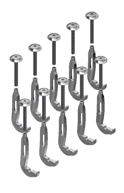 10 PIECE ANCHOR SET M8 100-130 MM 10 PIECE ANCHOR SET M8 100-130 MM