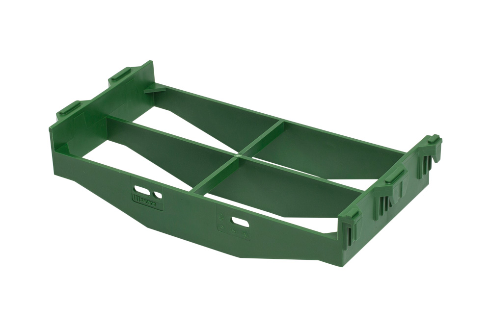 PLASTIC SLATS FRAME 200X400 MM, GREEN PLASTIC SLATS FRAME 200X400 MM, GREEN