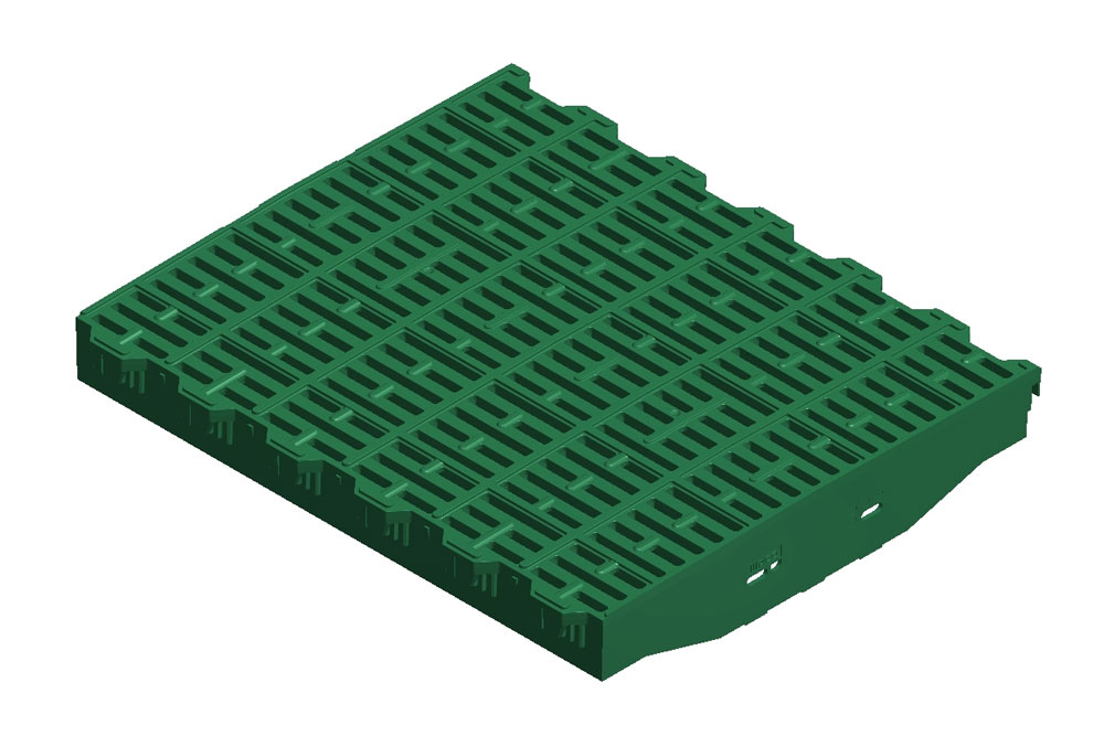 PLASTIC SLAT 60X50 CM FOR SOWS, 50% OPENING PLASTIC SLAT 60X50 CM FOR SOWS, 50% OPENING