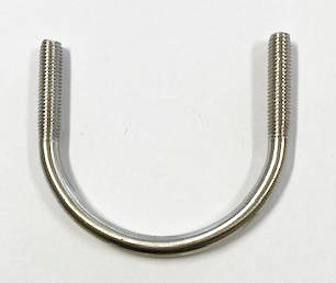 U-BØJLE M8X70 MM X H65 MM, RUSTFRI