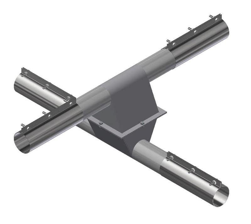 KRYDSAFTAPPER 60 MM, KOMPLET