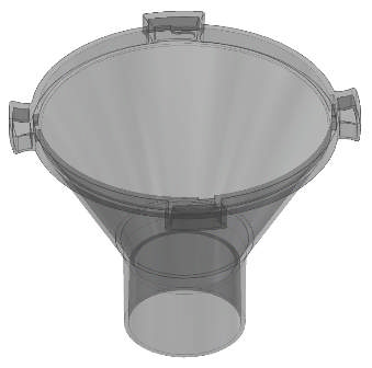 VD5 REDUCING HOPPER REDUCE THE FEED BY 0,45 LITERS