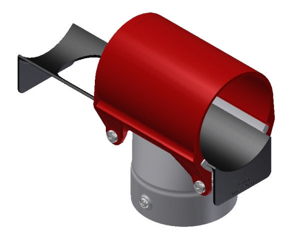 FEST T-STÜCK FÜR 76 MM