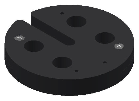 DOSERINGSSKIVE Ø129 LDPE