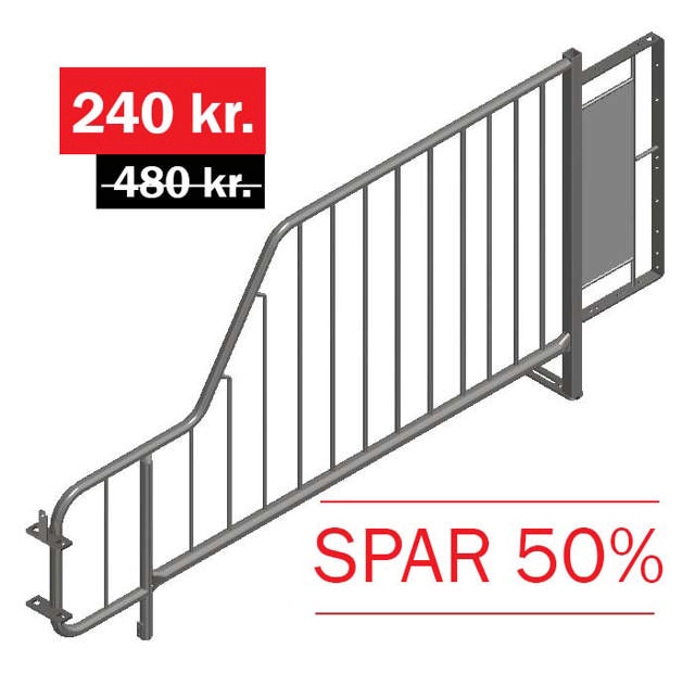 PARTITION JUMB-O-FINE ADJ. LENGTH 1713 MM