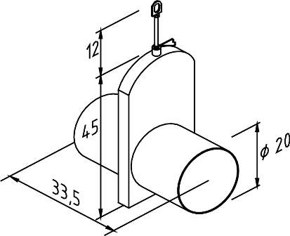 GYLLESKYDESPJÆLD DN 200 V2A