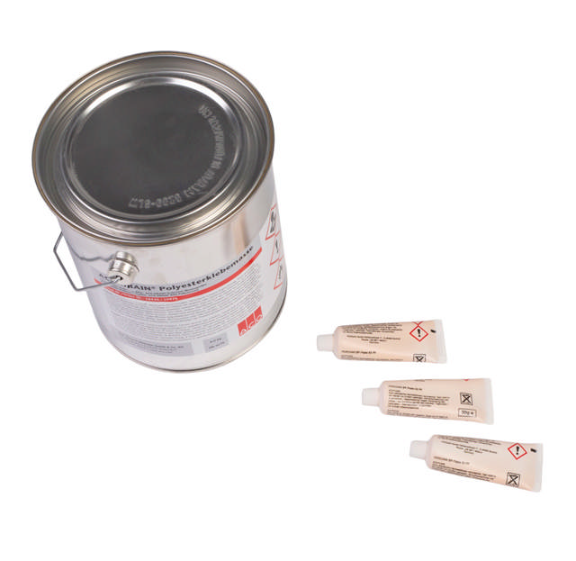 POLYESTER KLÆBMASSE 4 KG 150g PR. FUGE, 250g PR. SKILLERUM