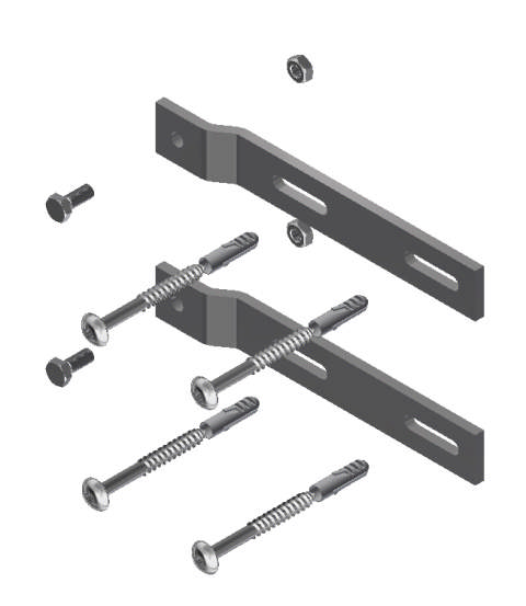 BESLAG TIL KLINK FALD VÆK FRA LÅGE