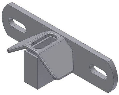 KLINKFALD MUR M87, 40 MM, GALVANISERET
