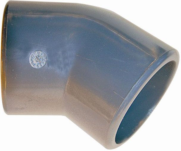 VINKEL PVC Ø50 MM X 45°