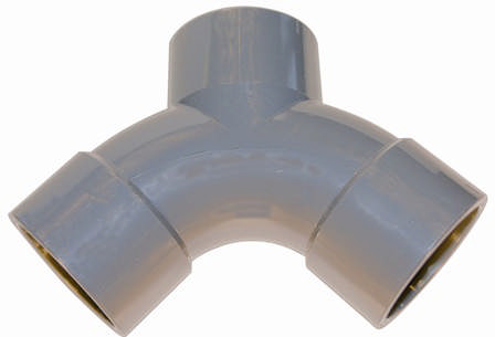 PVC Y-STYKKE Ø50 MM X 90° (SKARP)