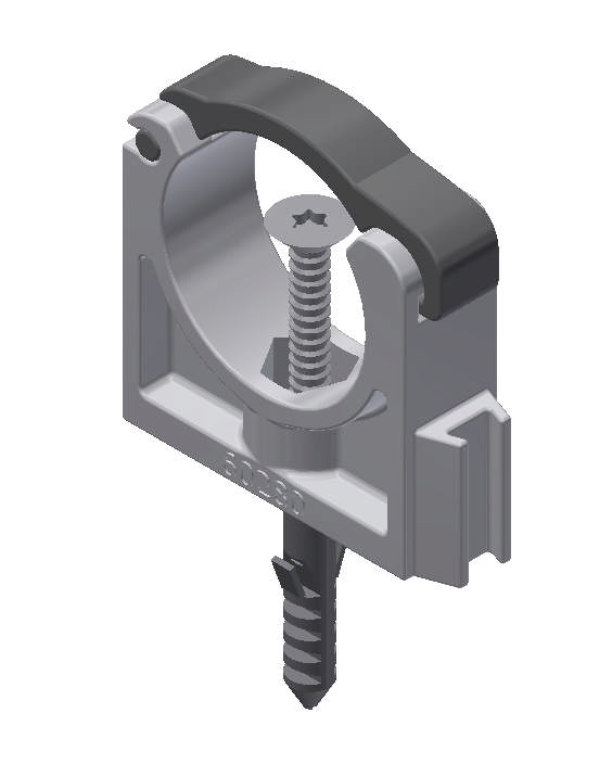 RØRBESLAGSÆT TIL Ø32 MM PVC-RØR MOD MUR