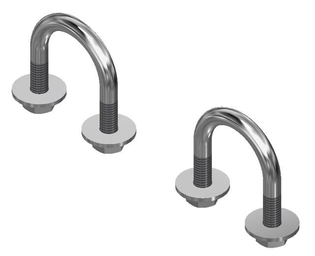 MOUNTING KIT MANIPULATION MATERIALS Ø125 PVC ON FARROWING PARTITION