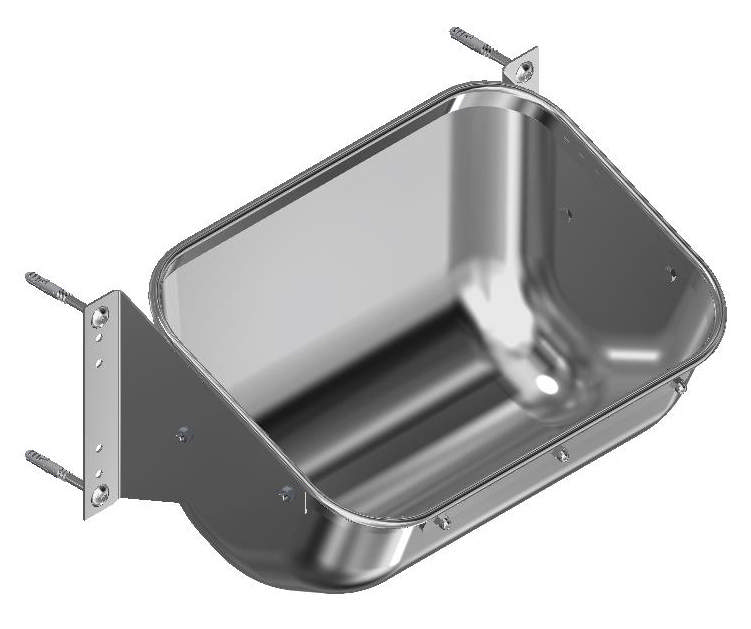 SO TRUG INKL. BOLTE TIL VÆG