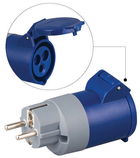 ADAPTER CE TIL SCHUKO STIK