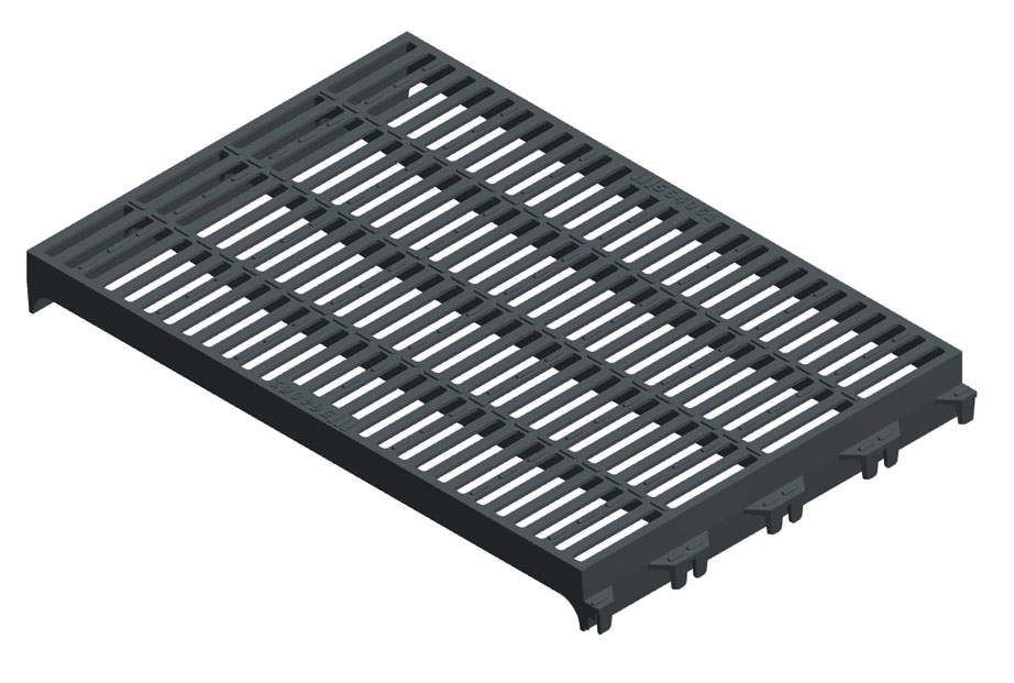 STEP - STØBEJERNSRIST 40X60 CMTIL SØER