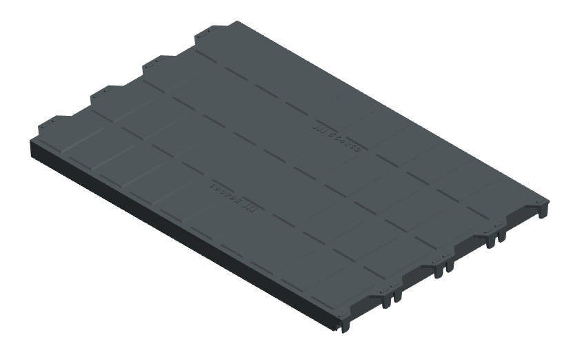 STØBEJERNSRIST 40X60 CM TIL SØER, LUKKET