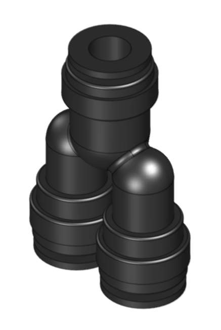 AQUASPEED Y-PIECE 8 MM 