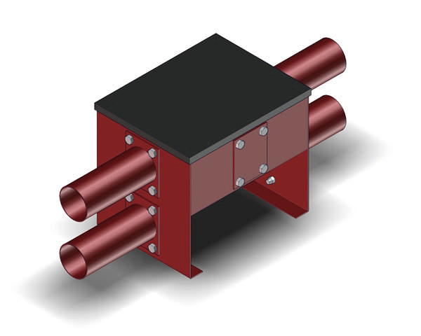 VERBIND. SYSTEM ROHR-ROHR 60 MM