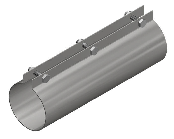 SAMLEMUFFE 60 MM FODERRØR KOMPLET