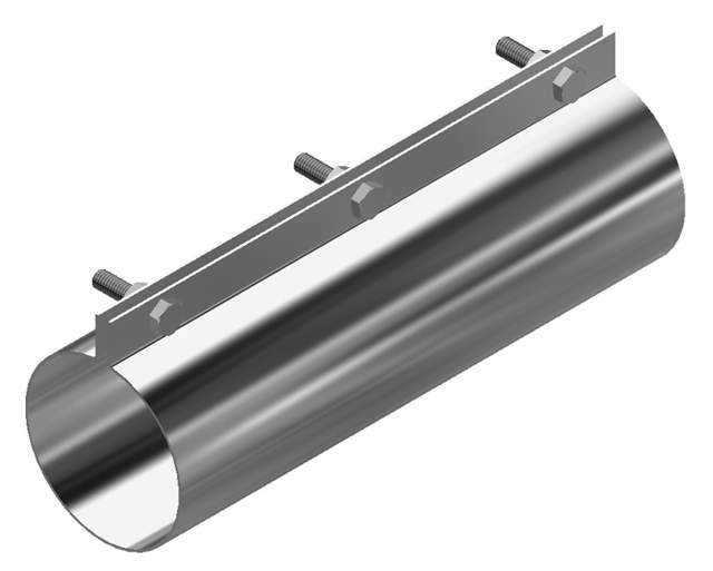 UNION CONNECTION FOR 60 MM FEEDING PIPE STAINLESS STEEL WITH BOLTS