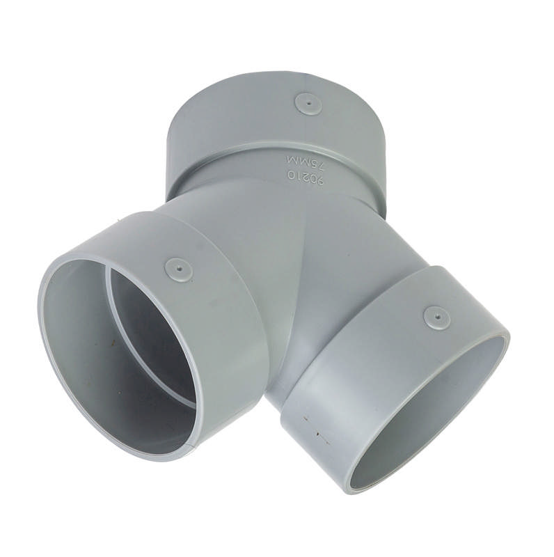 Y-FORGRENING ABS 75 MM 90°