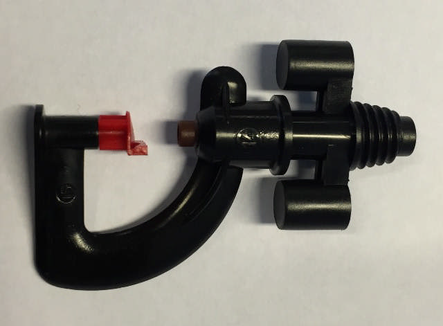 OVERBRUSNINGS DYSE BRUN, 180°VAND VED 2 BAR, 43 L PR TIME,SPREDER 6 M VED 1,8 M HØJDE