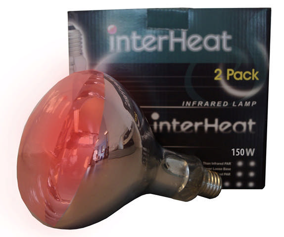 VARMEPÆRER INTERHEAT 150W RØD KASSE A 2 STK