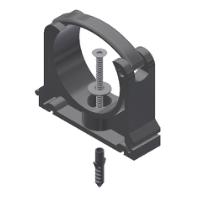 Ø63 MM PP PIPE CLAMP FOR WALL / CEILING