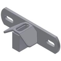 DROP LATCH FOR WALL M87, 40 MM, GALVANISERET