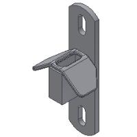 DROP LATCH 40 MM EXCL. BOLTS AND SCREWS