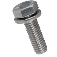 SET SCREW WITH CAPTIVE FLAT WASHER M8X25 A2 DIN 6902A