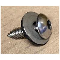 SELF-CUTTING SCREW Ø7X25 MM STAINLESS WITH WASHER