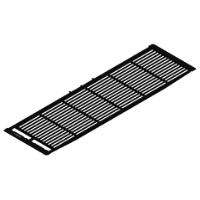 CAST IRON GRATING 140X40 CM W/CLEANING OPENING, 12/13 MM SLOT OPENING