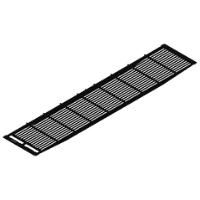 CAST IRON GRATING 200 X 40 CM W/CLEANING OPENING, 12/13 MM SLOT OPENING