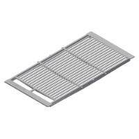CAST IRON GRATING 80X40X3 CM W/CLEANING OPENING, 10/11 MM SLOT OPENING