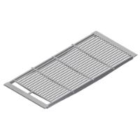 CAST IRON GRATING 90X40X3 CM W/CLEANING OPENING, 10/11 MM SLOT OPENING