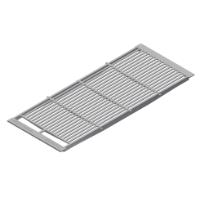 CAST IRON GRATING 100X40X3 CM W/CLEANING OPENING, 10/11 MM SLOT OPENING