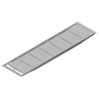 CAST IRON GRATING 160X40X3 CM W/CLEANING OPENING, 10/11 MM SLOT OPENING