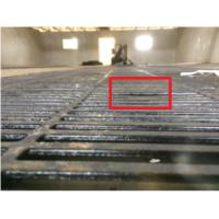CAST IRON GRATING 160X40X3 CM W/CLEANING OPENING, 12/13 MM SLOT OPENING