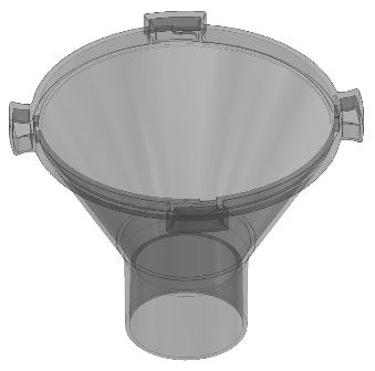 VD5 REDUCING HOPPER REDUCE THE FEED BY 0,45 LITERS