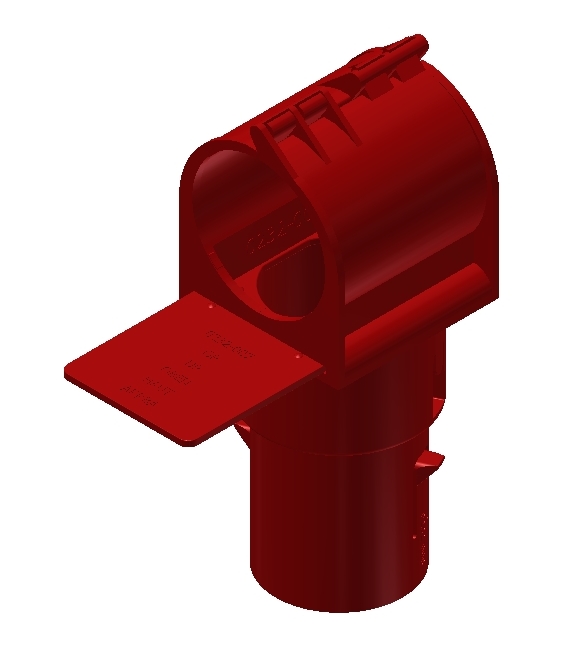 T-PIECE WITH SLIDE, Ø60