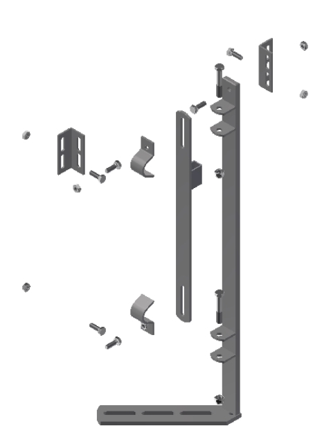 POST FOR BLOCKING GATE