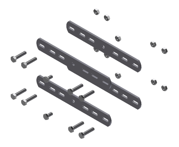 BRACKET FOR DROP LATCH ON GRILLE BRACKET FOR DROP LATCH ON GRILLE