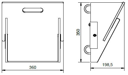 STRAW HOLDER 10 LITER FOR FARROWING FIBER