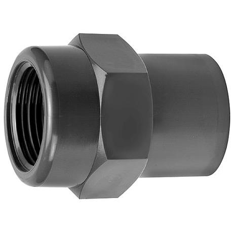 PVC ADAPTER FITTING Ø40/50 MM X 1¼ PVC ADAPTER FITTING Ø40/50 MM X 1¼