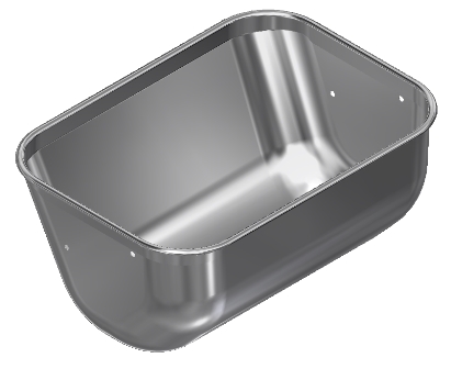 SOW TROUGH DEEP DRAWN STAINLESS STEEL V2 SOW TROUGH DEEP DRAWN STAINLESS STEEL V2